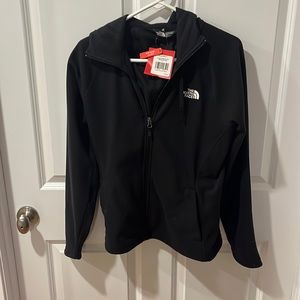 Black slim fit black The North Face jacket. Fleece. New with tags
